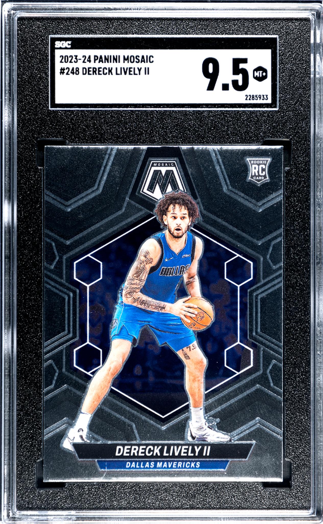 2023 Panini Mosaic Dereck Lively II #248 RC SGC 9.5