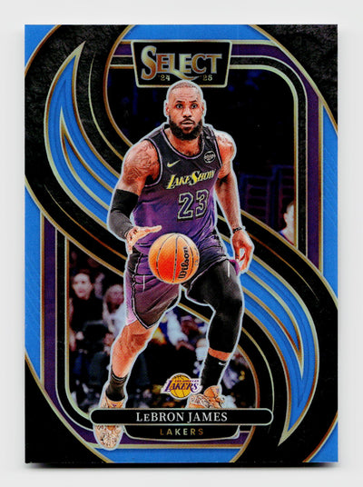 2024-25 Panini Select LeBron James Light Blue /299 Premier Level #111