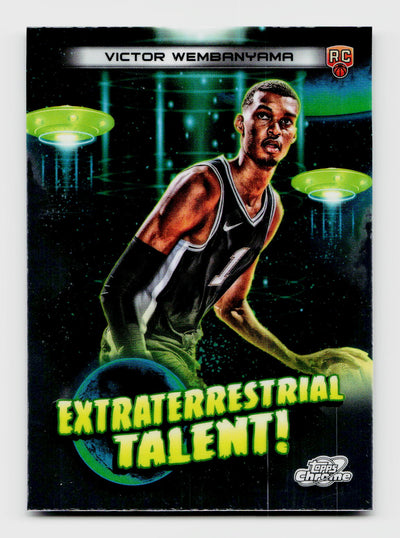 2024 Topps Chrome Victor Wembanyama #ET-16 Rookie RC Extraterrestrial Talent