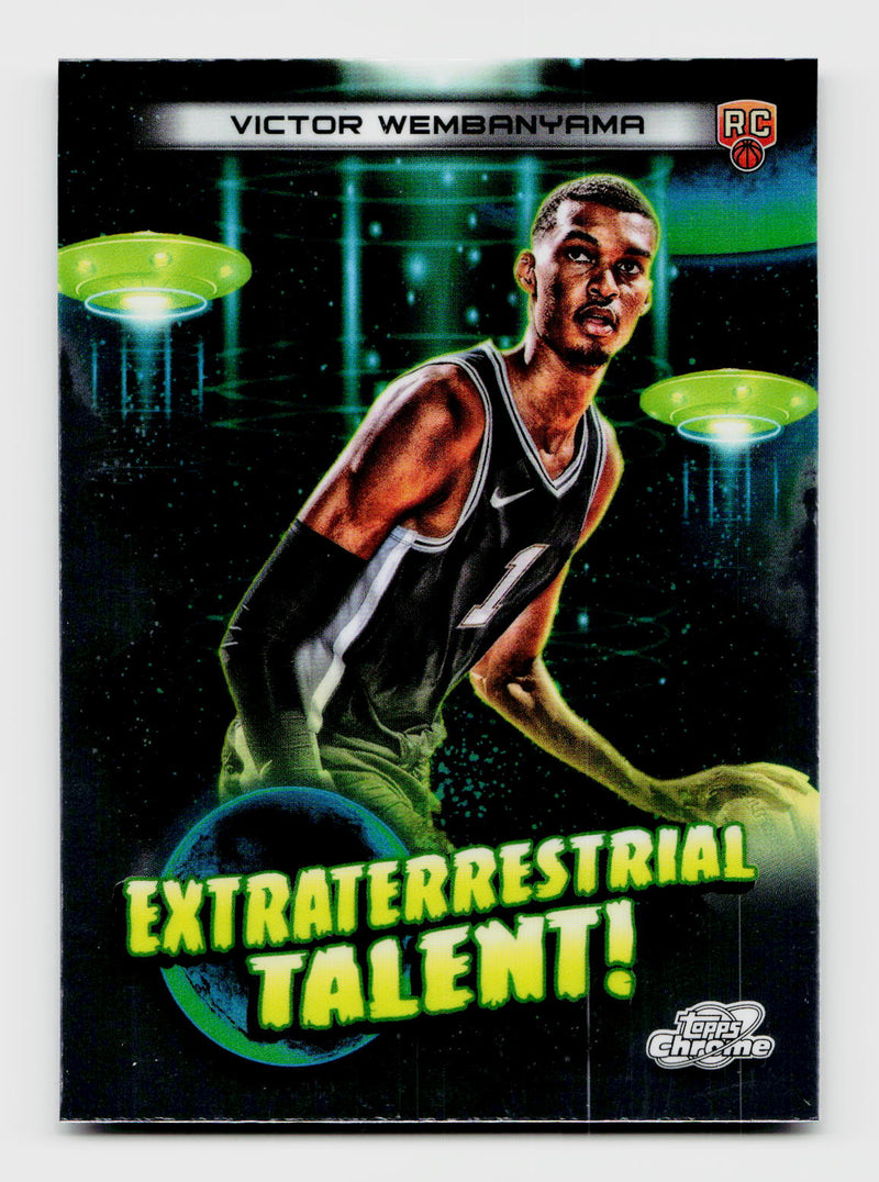 2024 Topps Chrome Victor Wembanyama #ET-16 Rookie RC Extraterrestrial Talent