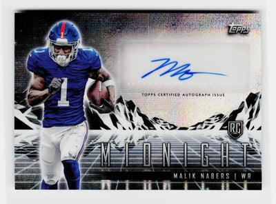 2024 Topps Midnight Malik Nabers #RHS-MN Rookie Horizon Signatures Auto RC