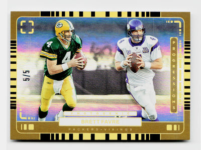 2024 Panini Photogenic Brett Favre #20 Progressions Gold /5 SSP