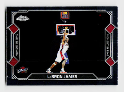 2026 Topps Chrome Update LeBron James #MT-13 Moment in Time