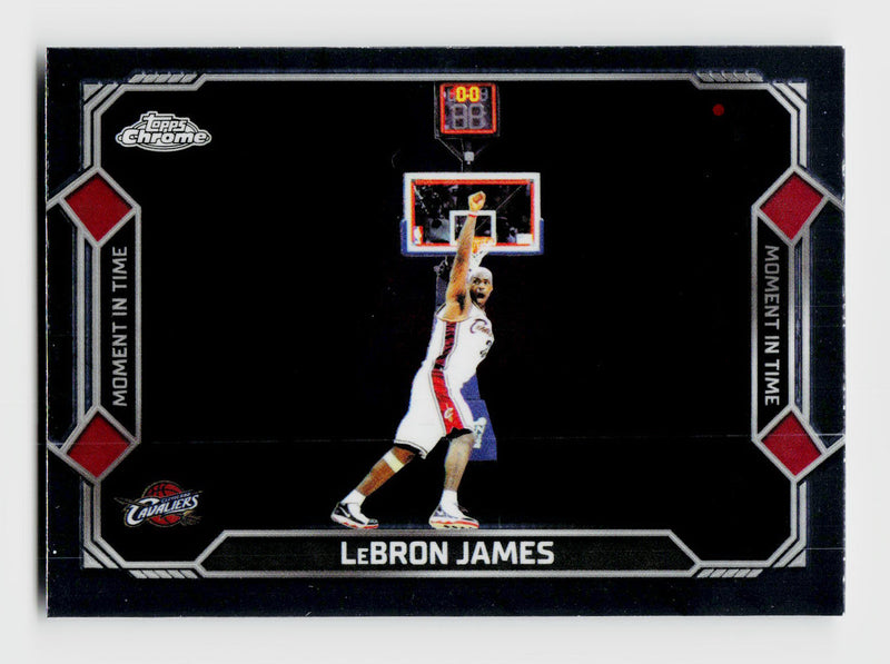 2026 Topps Chrome Update LeBron James #MT-13 Moment in Time