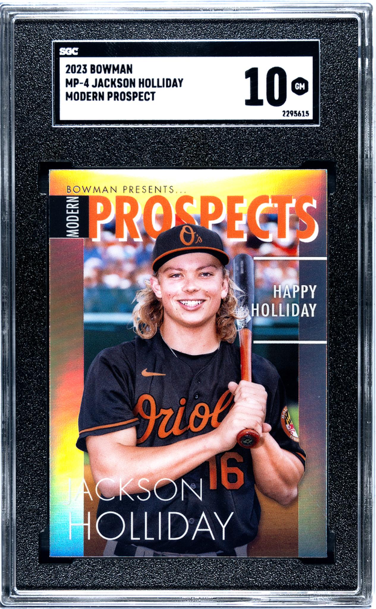 2023 Bowman #MP-4 Jackson Holliday Modern Prospect SGC 10