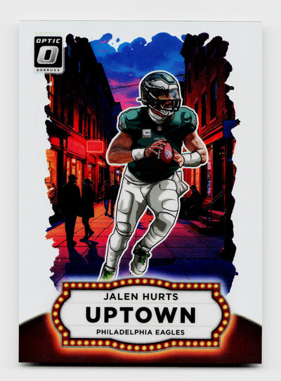 2025 Panini Donruss Optic Uptown SSP Jalen Hurts #9