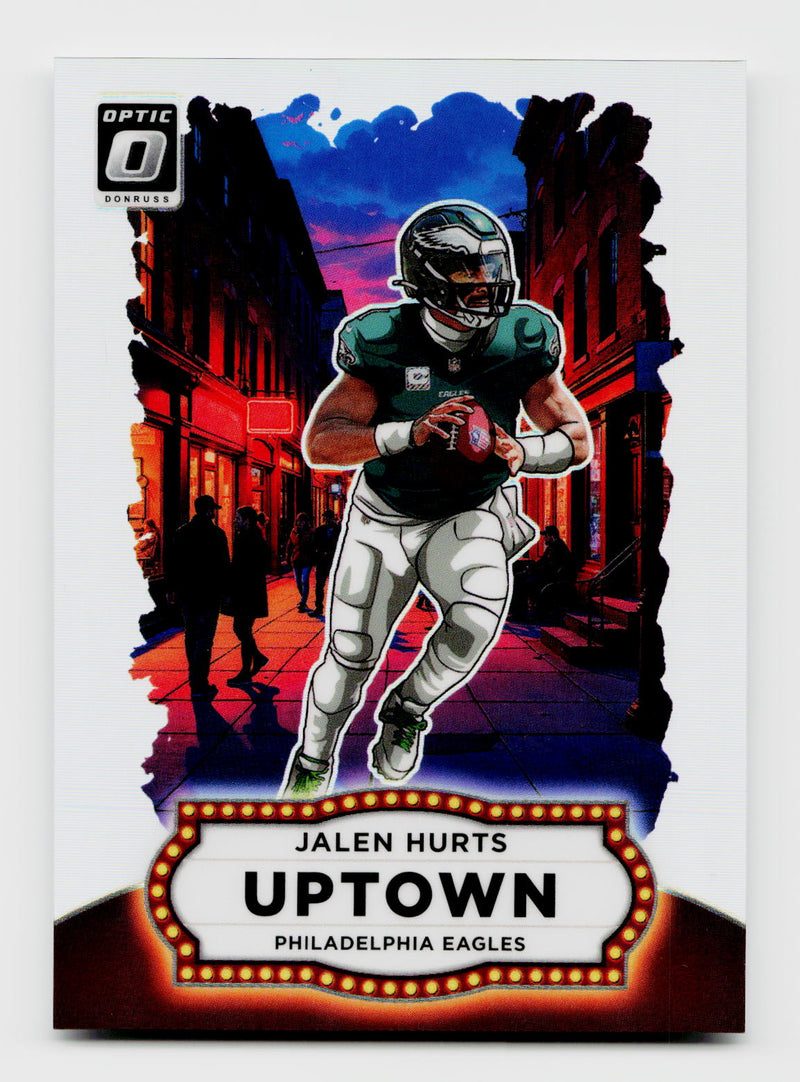 2025 Panini Donruss Optic Uptown SSP Jalen Hurts #9