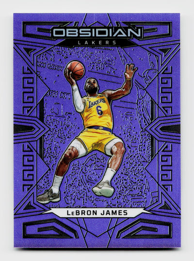 2022-23 Panini Obsidian LeBron James Electric Etch Purple #36 /149