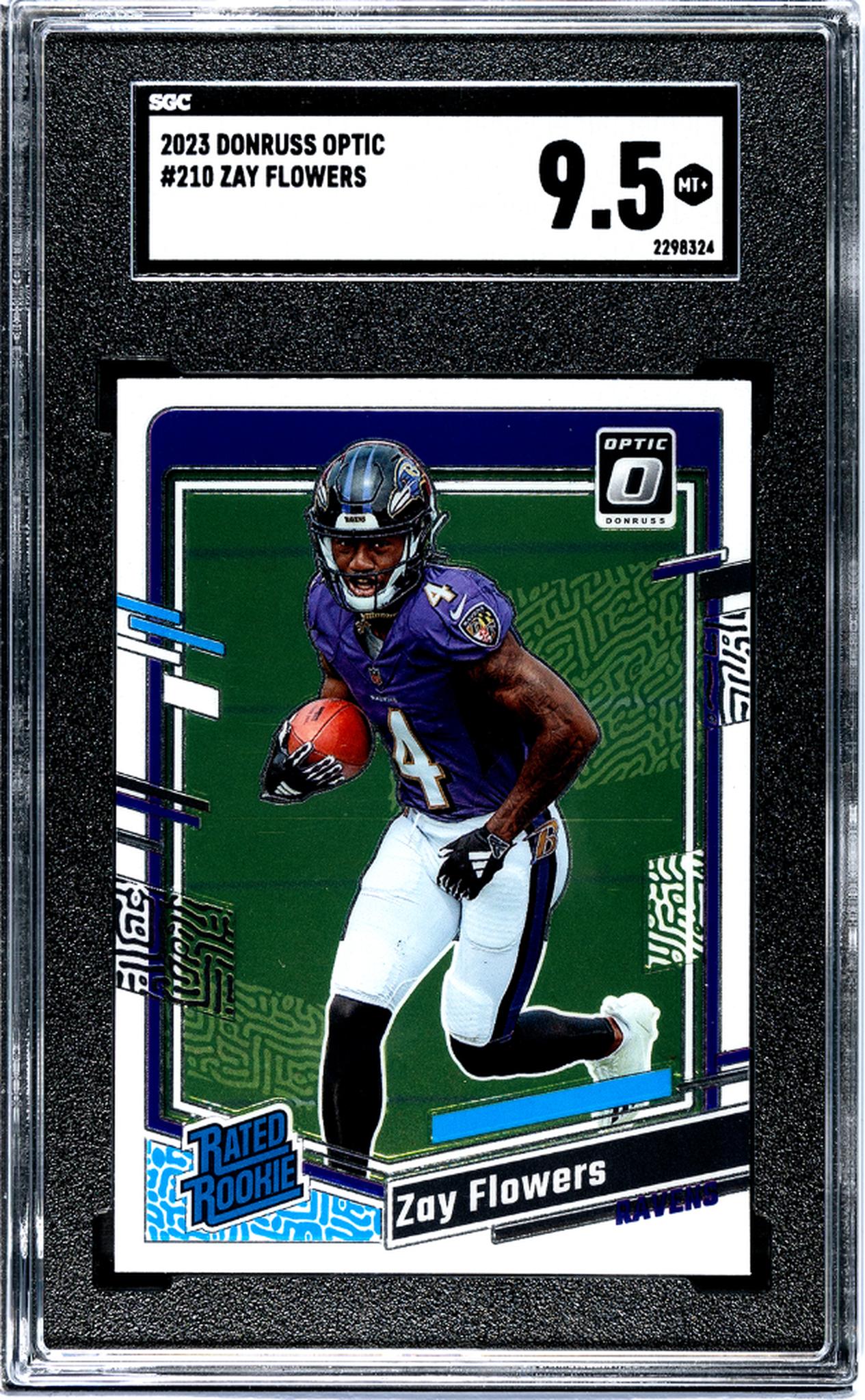 2023 Donruss Optic #210 Zay Flowers Rated Rookie SGC 9.5