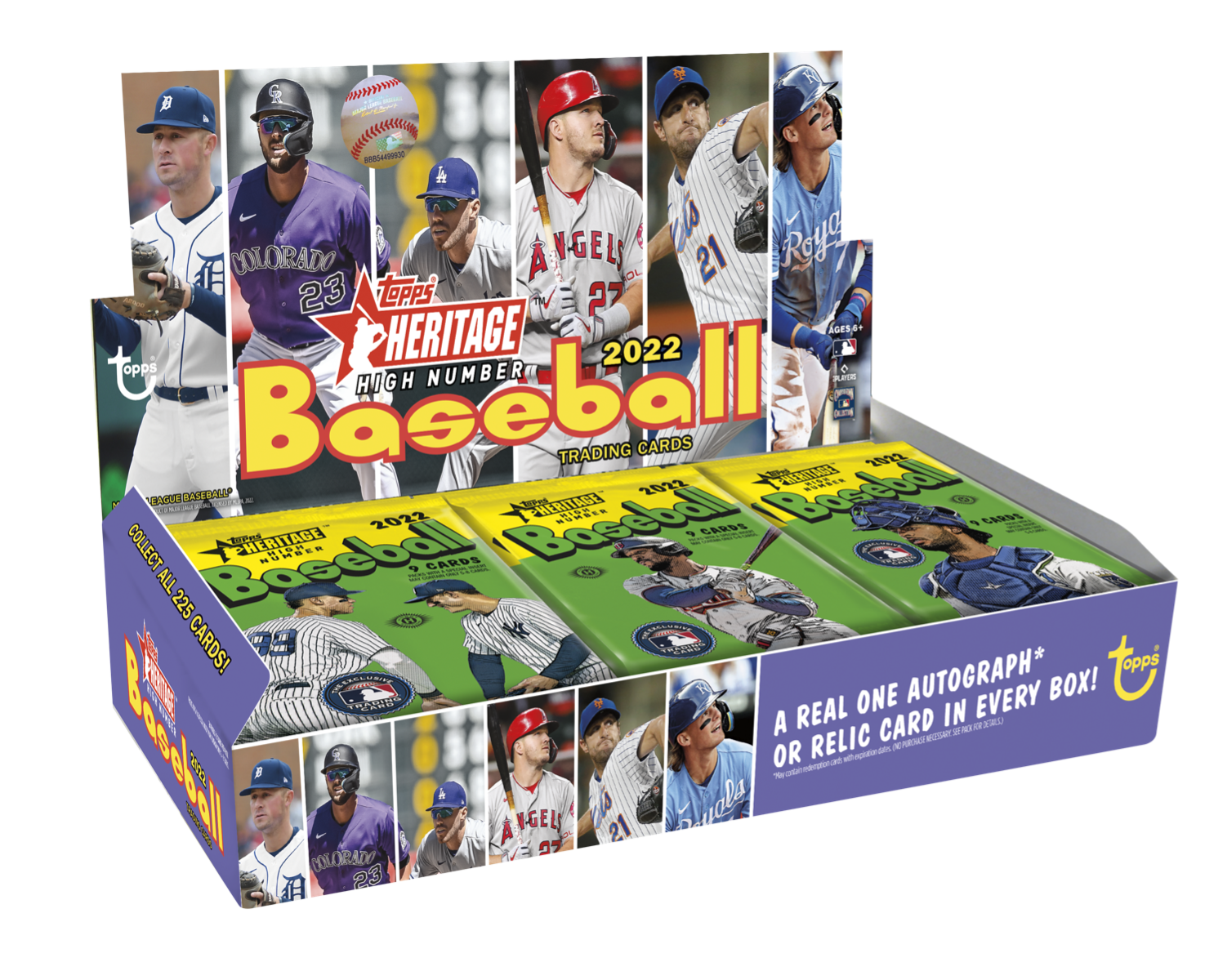 2022 Topps Heritage High Number Baseball Hobby Box