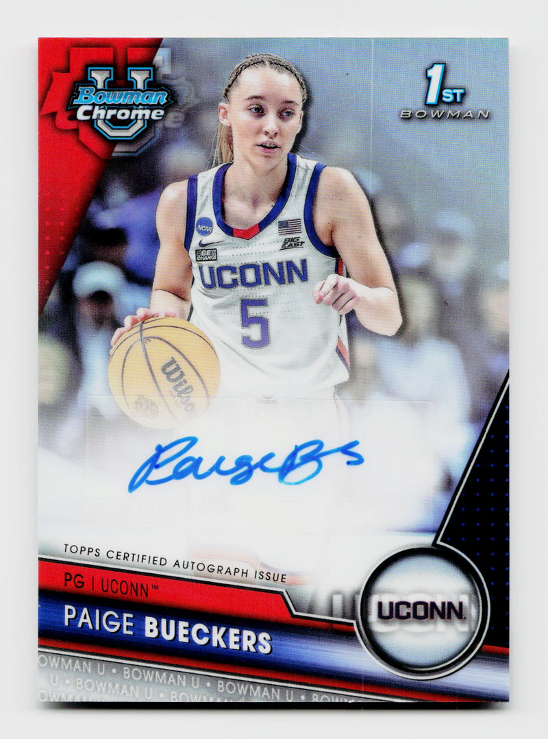 2023-24 Bowman Chrome University Paige Bueckers 1st Rookie RC Refractor Auto /250 #BCPA-PB