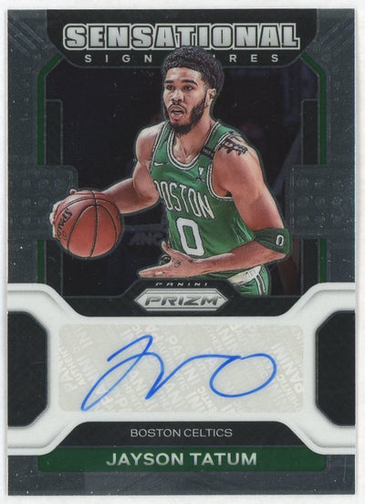 2021 Panini Prizm Jayson Tatum #SS-JTT Sensational Signatures Auto