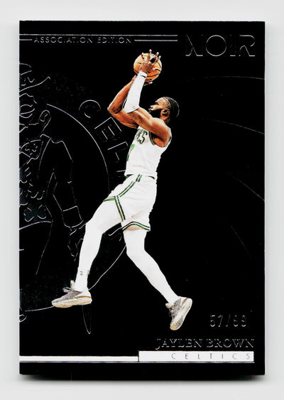 2023-24 Panini Noir Jaylen Brown #69 Association Edition /99