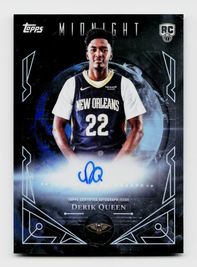 2025 Topps Midnight Sun Signatures Derik Queen Rookie RC Auto #MSR-DQ
