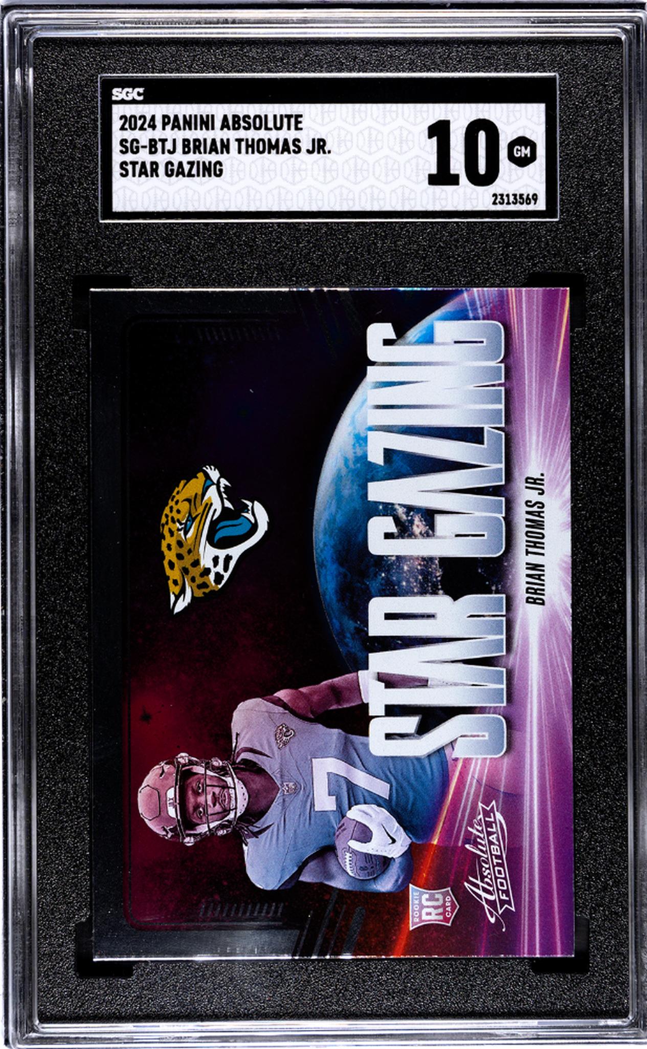 2024 Panini Absolute Star Gazing Brian Thomas Jr. #SG-BTJ RC SGC 10