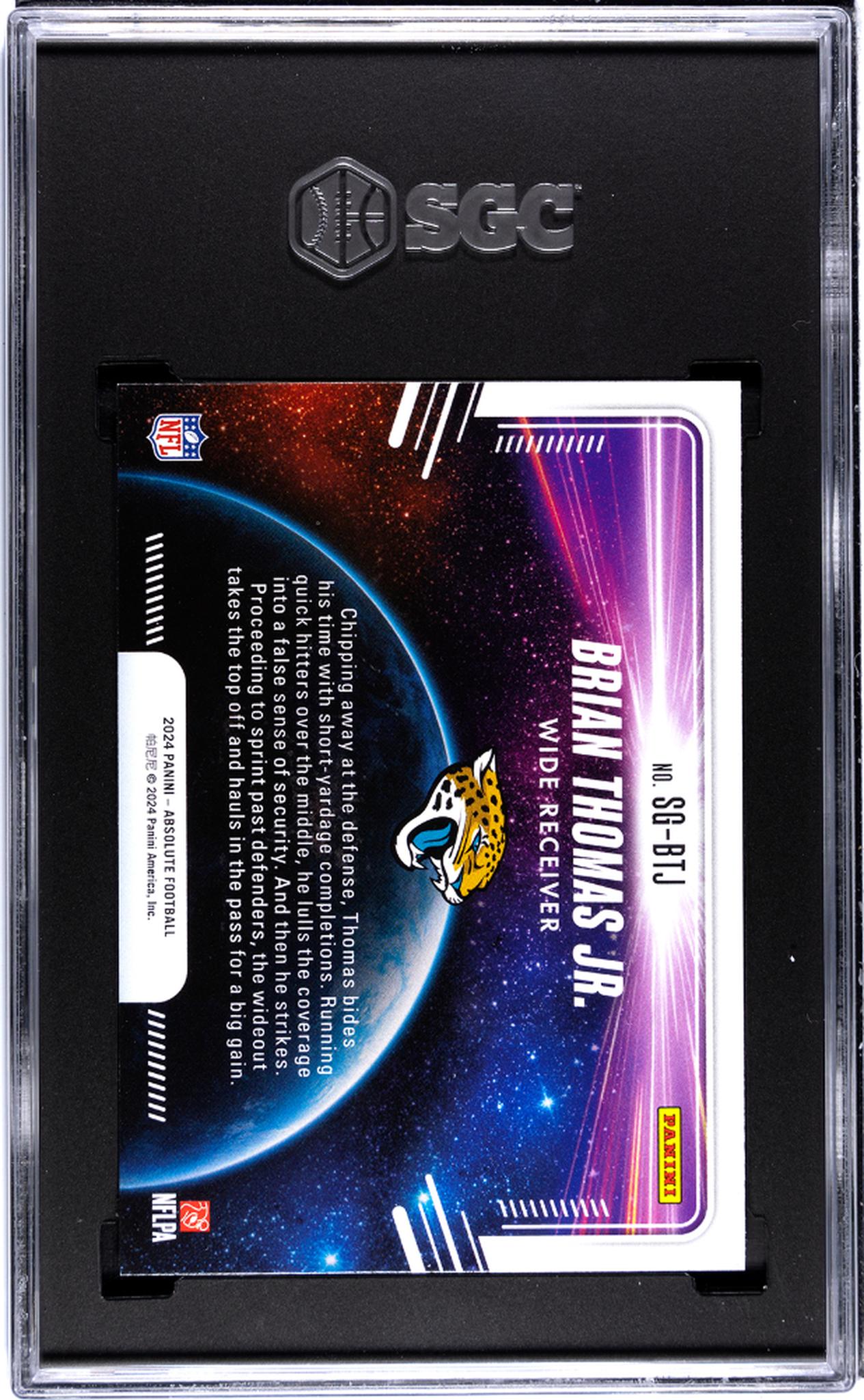 2024 Panini Absolute Star Gazing Brian Thomas Jr. #SG-BTJ RC SGC 10