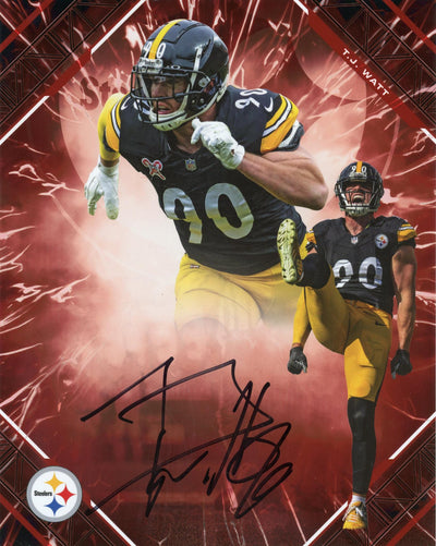 Fanatics Emanate T.J. Watt Autograph /5