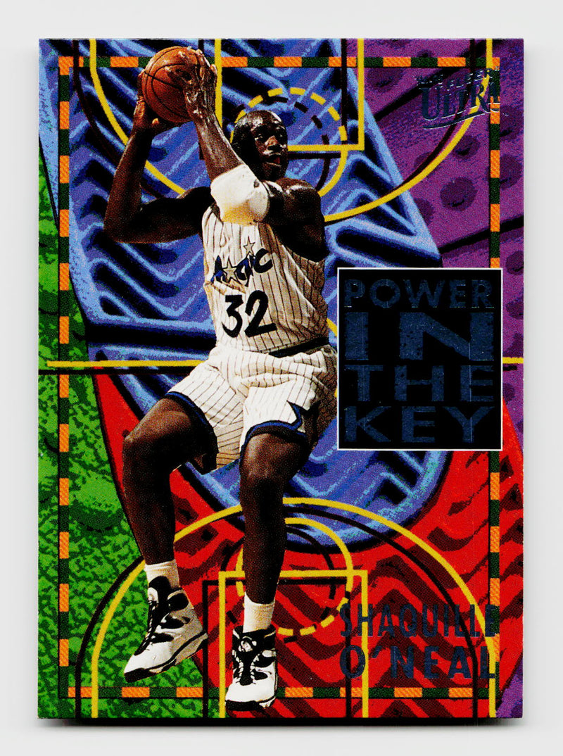1995 Fleer Ultra Shaquille O'Neal #7 Power in the Key SP