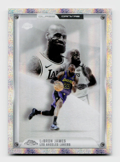 2025 Topps Chrome LeBron James #GC-1 Glass Canvas SSP