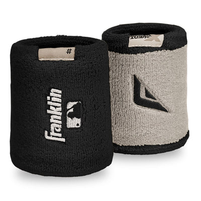 Franklin Sports MLB X-Vent Reversible Wristbands - 4 Inch Pair