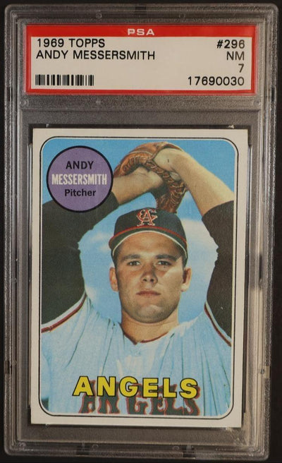 1969 Topps Andy Messersmith #296 PSA 7