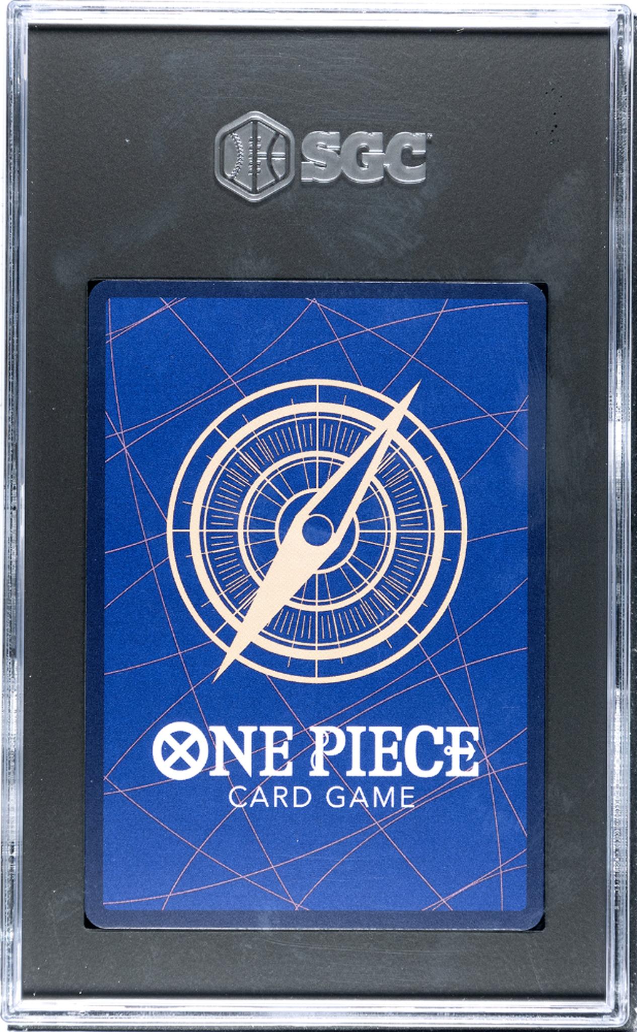 2024 One Piece Japanese Premium Booster -The Best- #OP01-120 Shanks Secret Rare 1 SGC 9.5