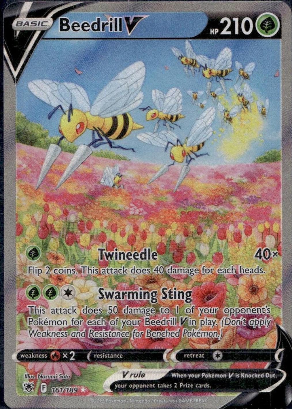 2022 Pokemon #167/189 Beedrill