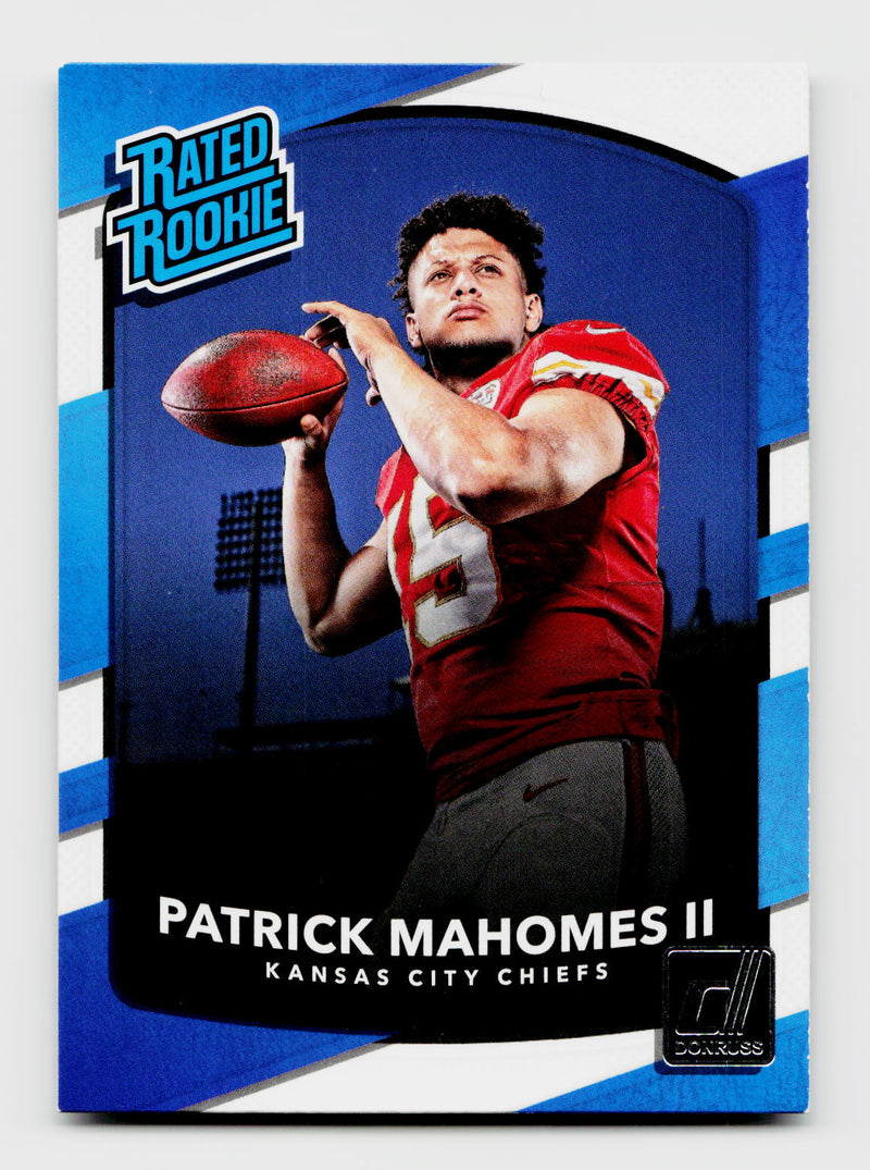 2017 Panini Donruss Patrick Mahomes II #327 Rated Rookie RC