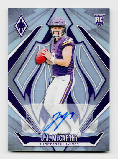 2024 Panini Phoenix J.J. McCarthy #185 Rookie RC Silver Auto /199