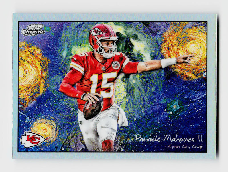 2025 Topps Chrome Cosmic Patrick Mahomes II #STN-14 Stars In The Night SP