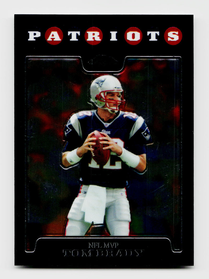 2008 Topps Chrome NFL MVP Tom Brady Black SP #TC163