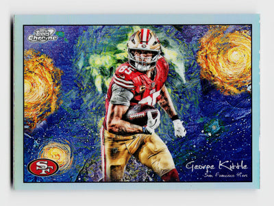 2025 Topps Chrome Cosmic George Kittle #STN-22 Stars In The Night SP