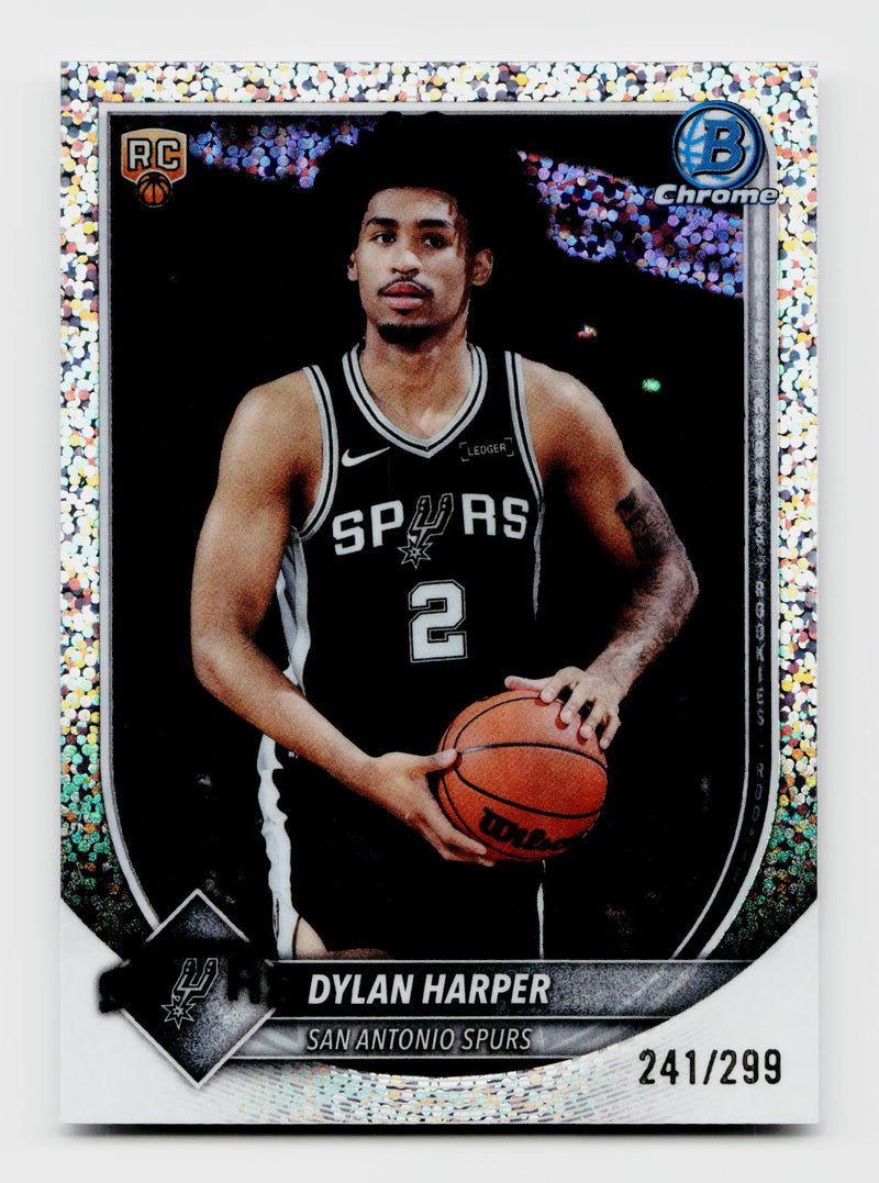 2025-26 Bowman Chrome Dylan Harper #BCV-2 Rookie RC Speckle Refractor /299