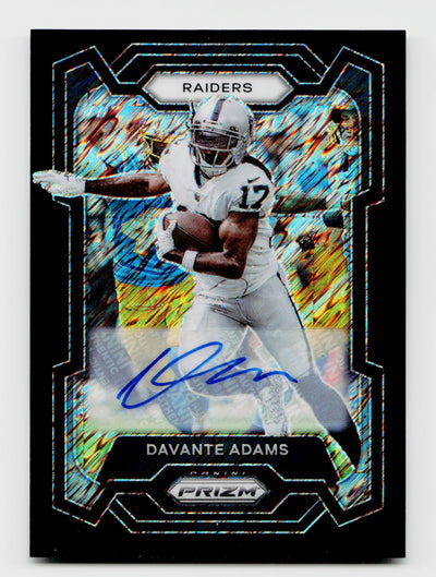 2023 Panini Prizm Davante Adams #174 Black Shimmer SSP Auto 1/1