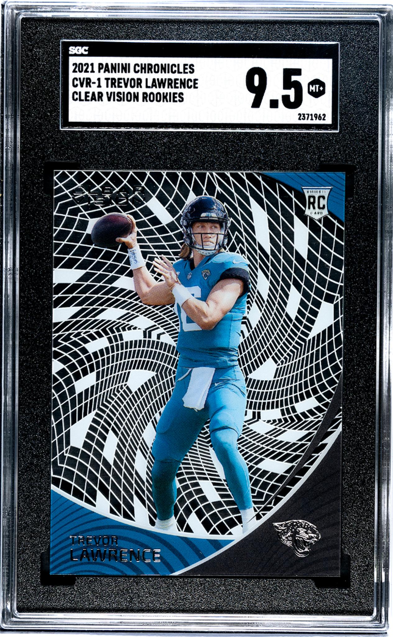 2021 Panini Chronicles #CVR-1 Trevor Lawrence Rookie SGC 9.5