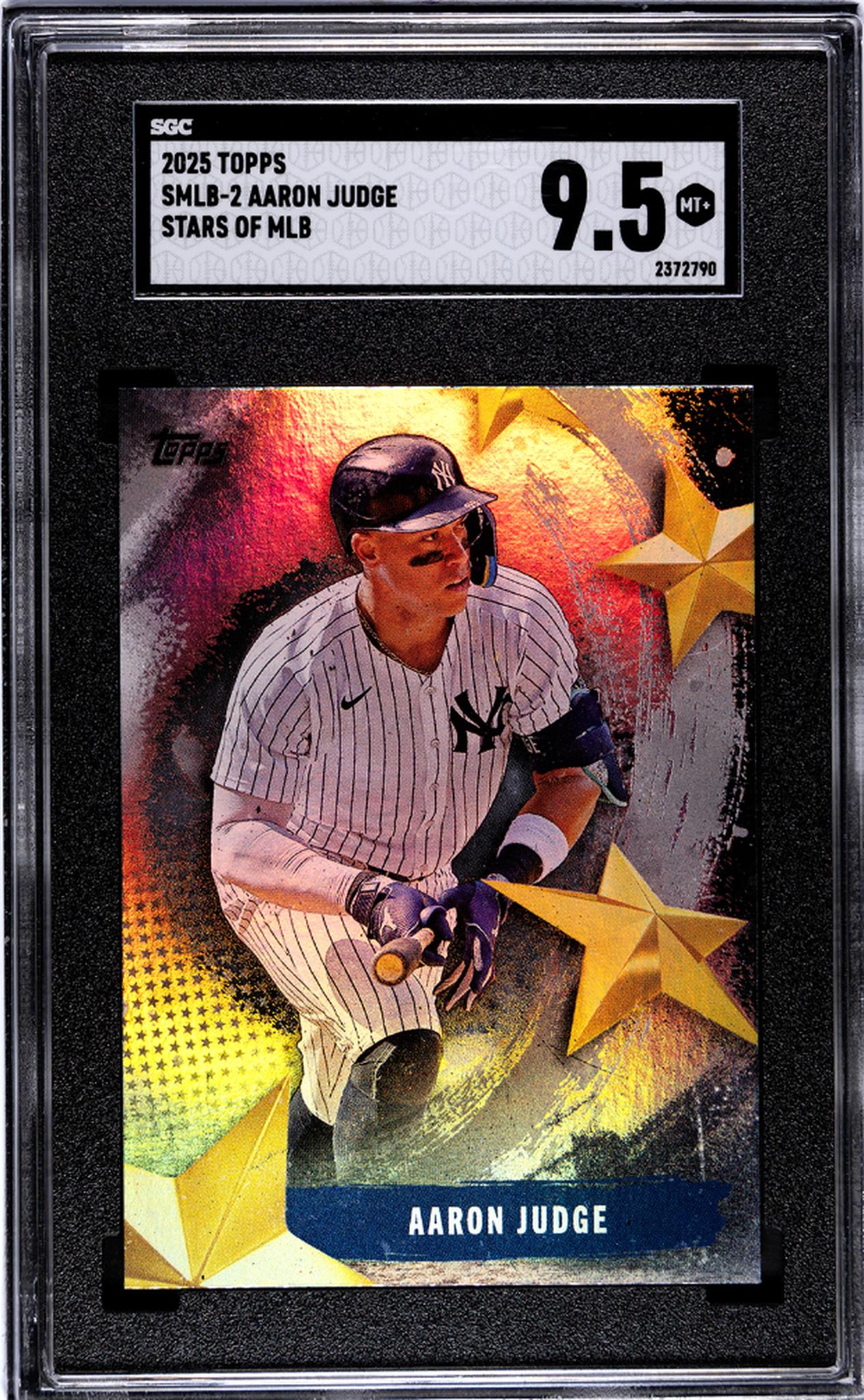 2025 Topps Stars of MLB Aaron Judge #SMLB-2 SGC 9.5