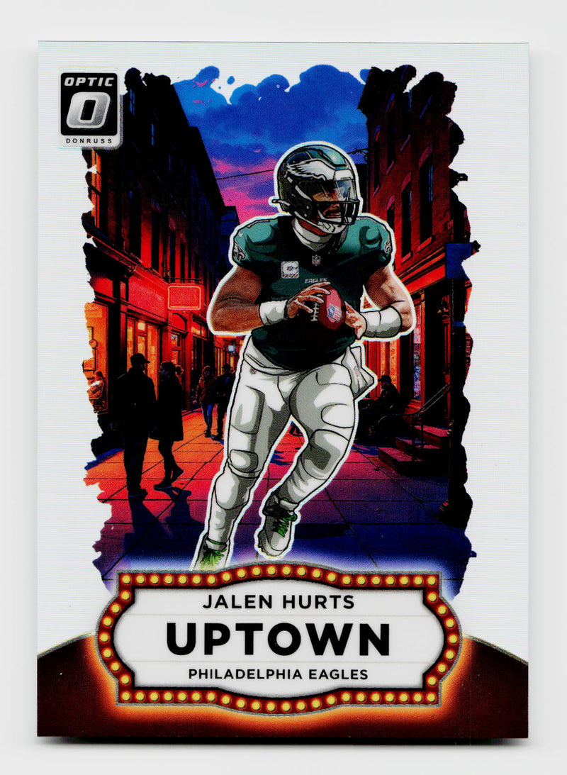 2025 Donruss Optic Jalen Hurts #9 Uptown SSP