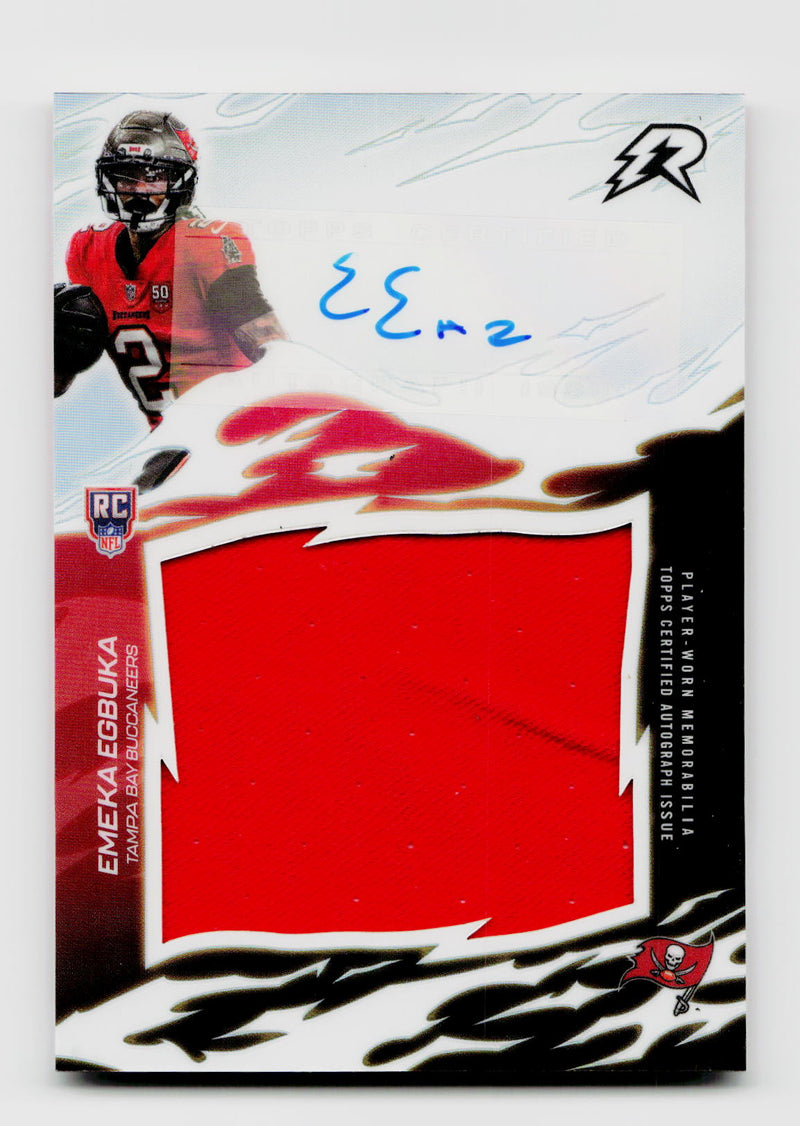 2025 Topps Resurgence Emeka Egbuka Rookie Relic Signatures Auto Jersey Patch RC #RRS-EE