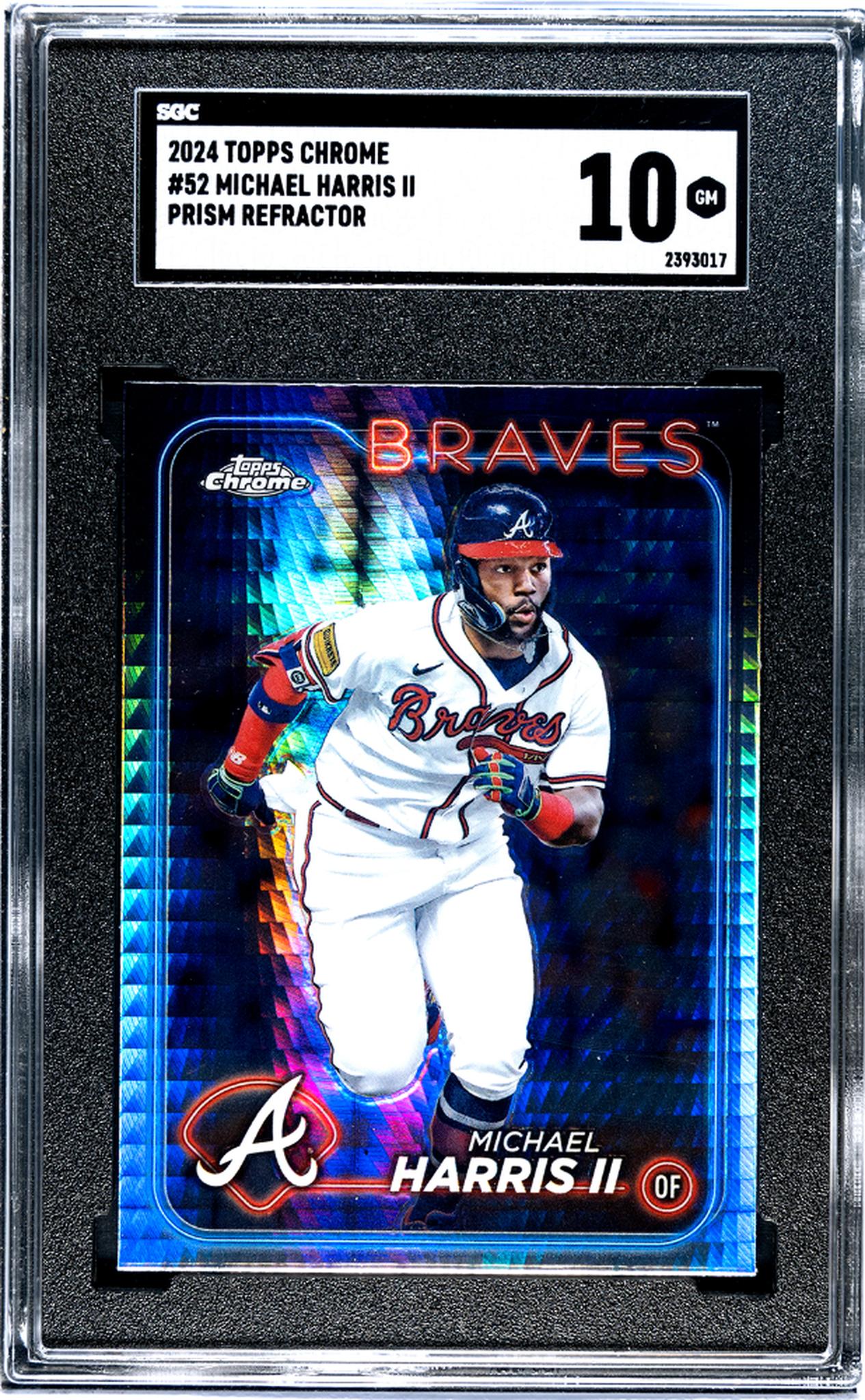 2024 Topps Chrome #52 Michael Harris II Prism Refractor SGC 10