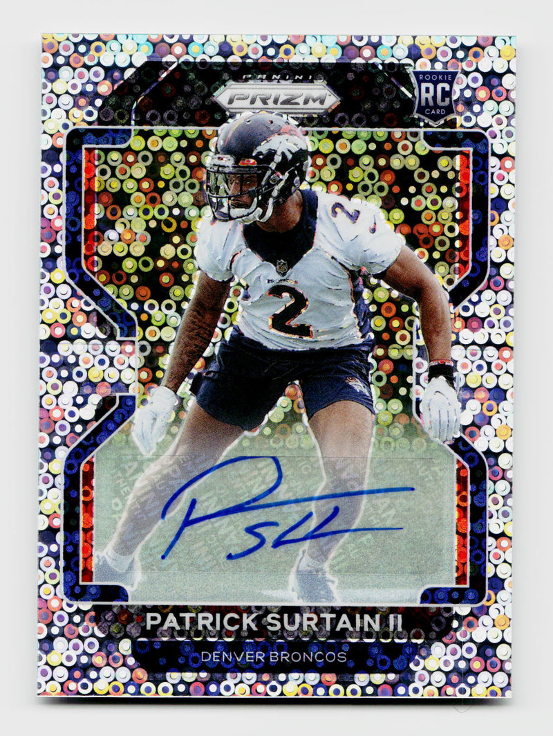 2021 Panini Prizm Patrick Surtain II #374 No Huddle Rookie RC Auto