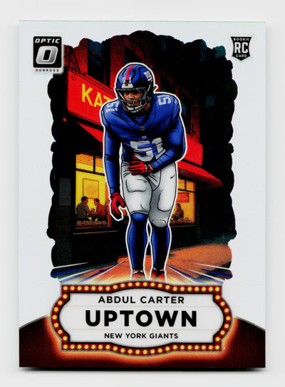 2025 Panini Donruss Optic Abdul Carter #1 Rookie Uptown SSP RC