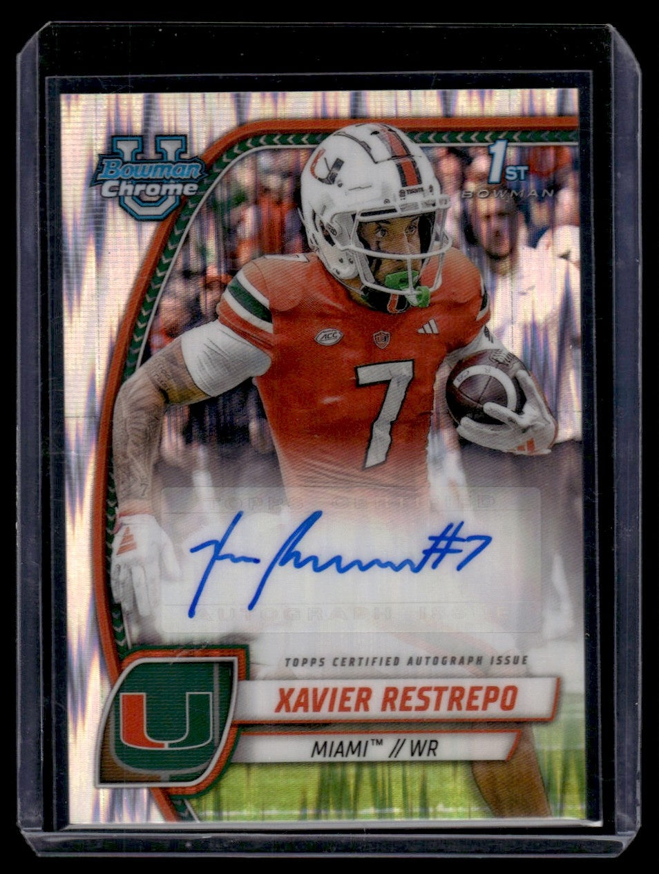2024 Topps Bowman U Chrome Prospect Auto Xavier Restrepo #PA-XRE Auto