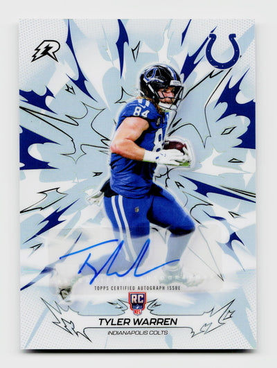 2026 Topps Resurgence Tyler Warren #140 Rookie RC Silver Static Auto
