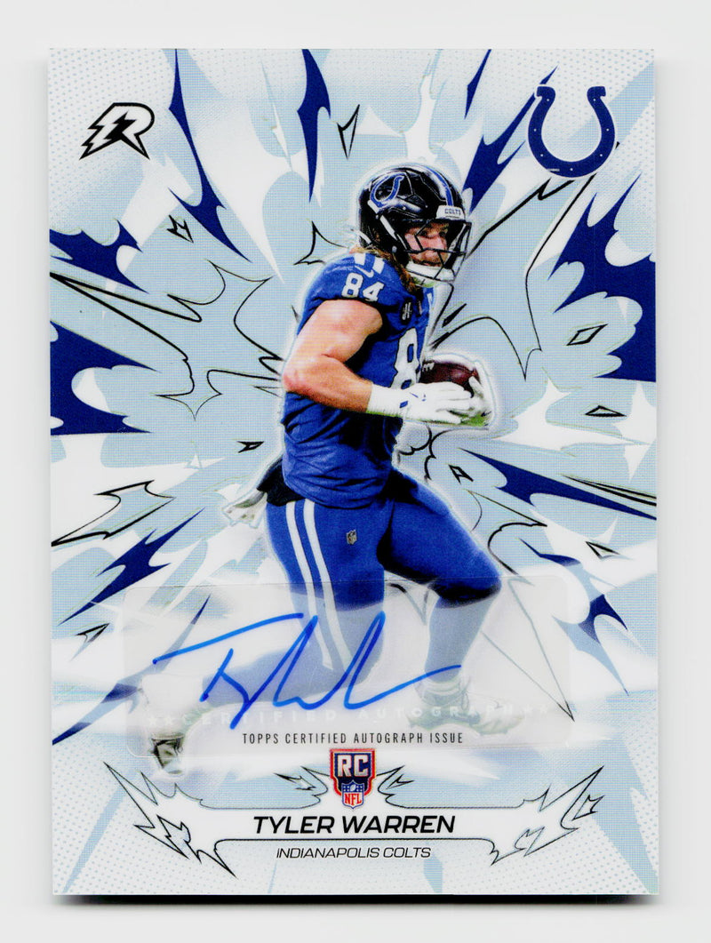 2026 Topps Resurgence Tyler Warren #140 Rookie RC Silver Static Auto