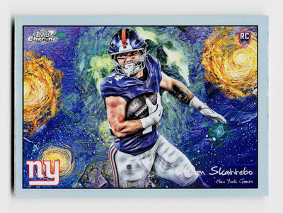 2025 Topps Chrome Cosmic Cam Skattebo #STN-5 Rookie RC Stars In The Night SP