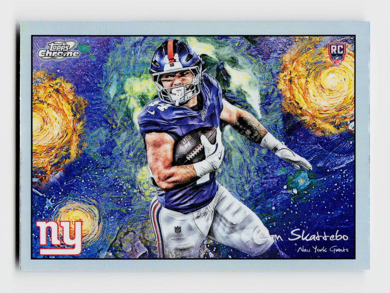2025 Topps Chrome Cosmic Cam Skattebo #STN-5 Rookie RC Stars In The Night SP
