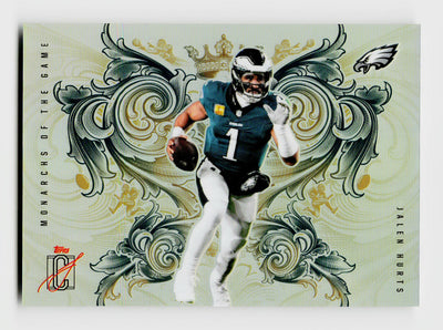 2025 Topps Signature Class Monarchs of the Game SSP Jalen Hurts #MTG-1