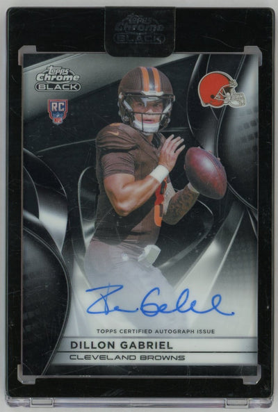 2025 Topps Chrome Black Dillon Gabriel #RAU-DG Rookie Auto