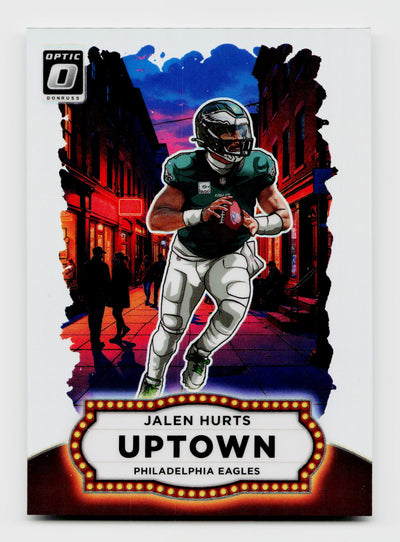 2025 Panini Donruss Optic Jalen Hurts #9 Uptown SSP