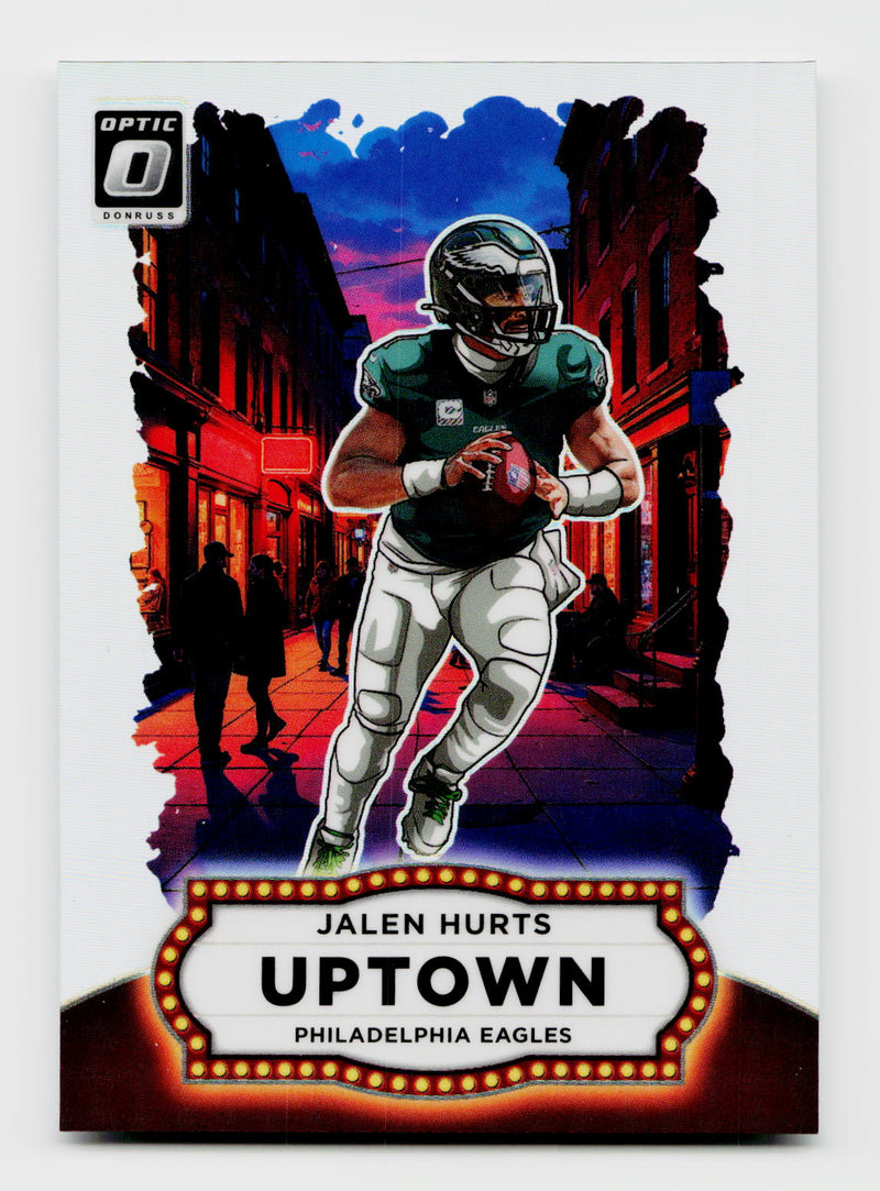 2025 Panini Donruss Optic Jalen Hurts #9 Uptown SSP